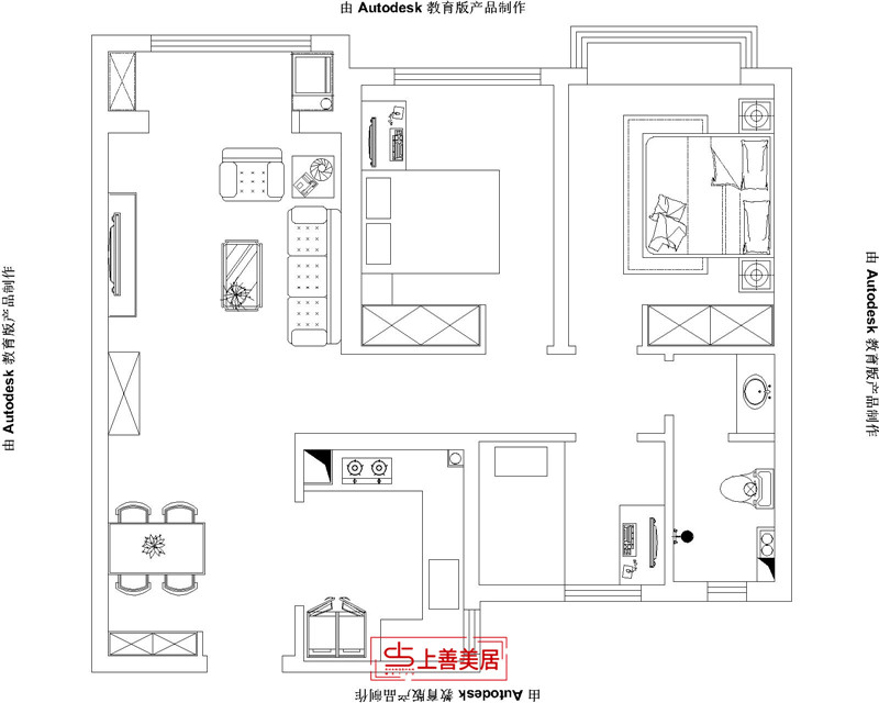 融创中心/107㎡/轻奢