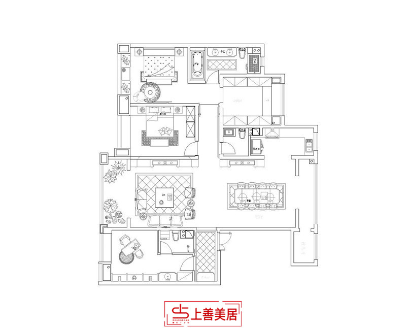 自建别墅/280㎡/轻奢