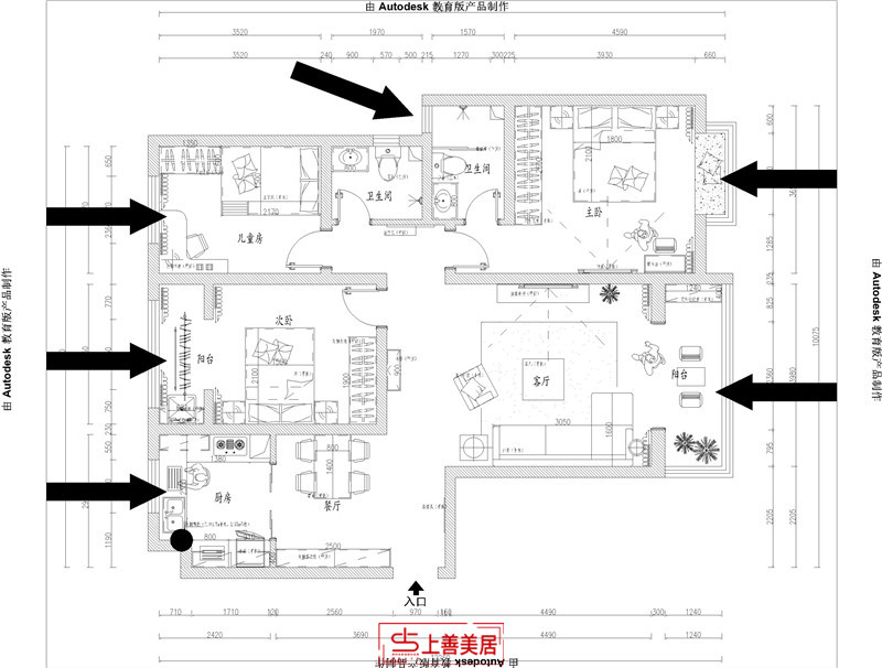 博雅盛世/135㎡/轻奢