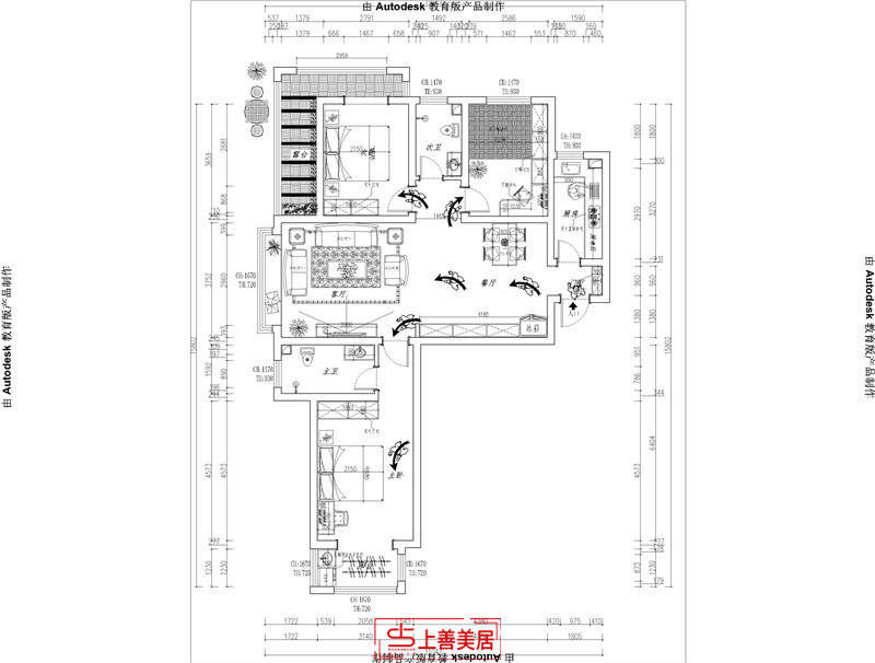 古运码头/130㎡/美式古典