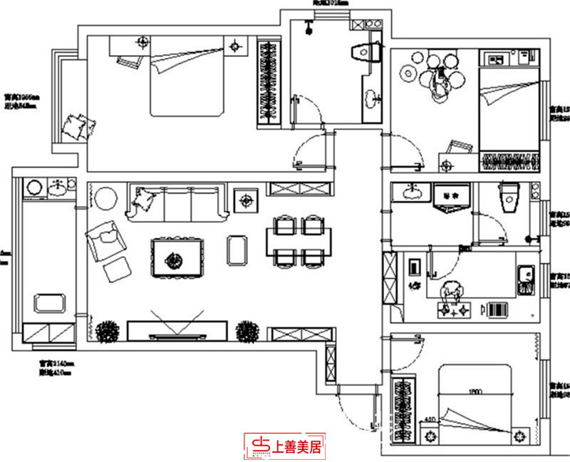 天玺名著/140㎡/法式