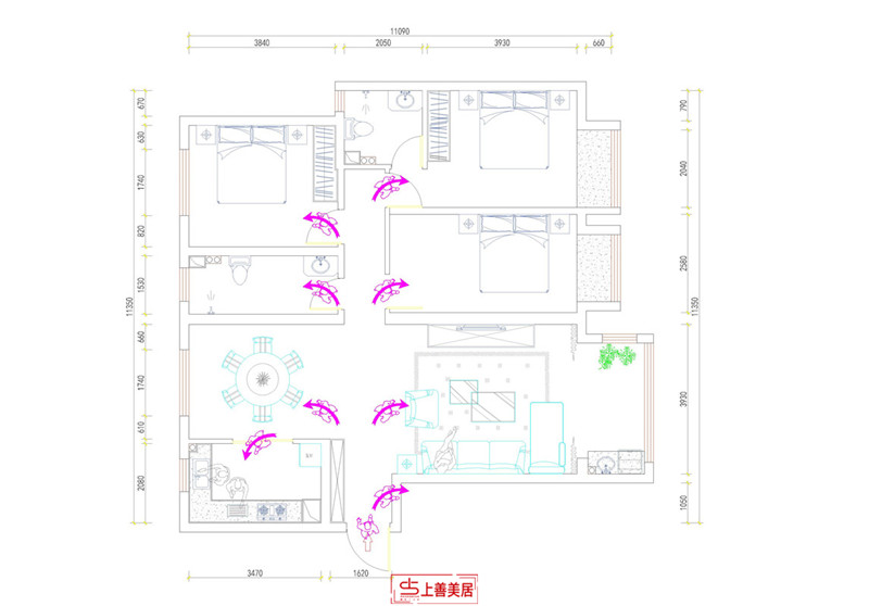 东南智慧城/145㎡/简约