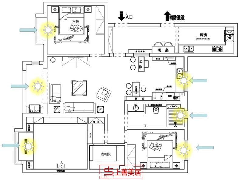 采光通风图