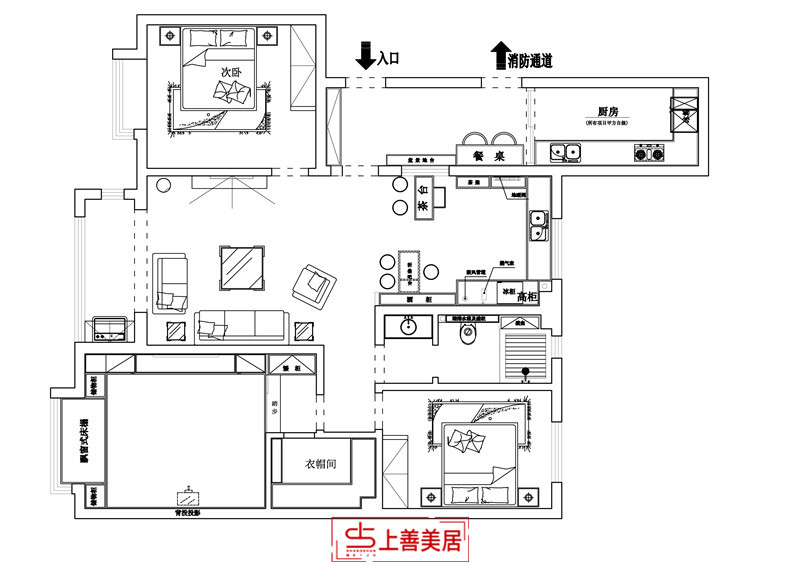 旅投十号院/简约/135㎡