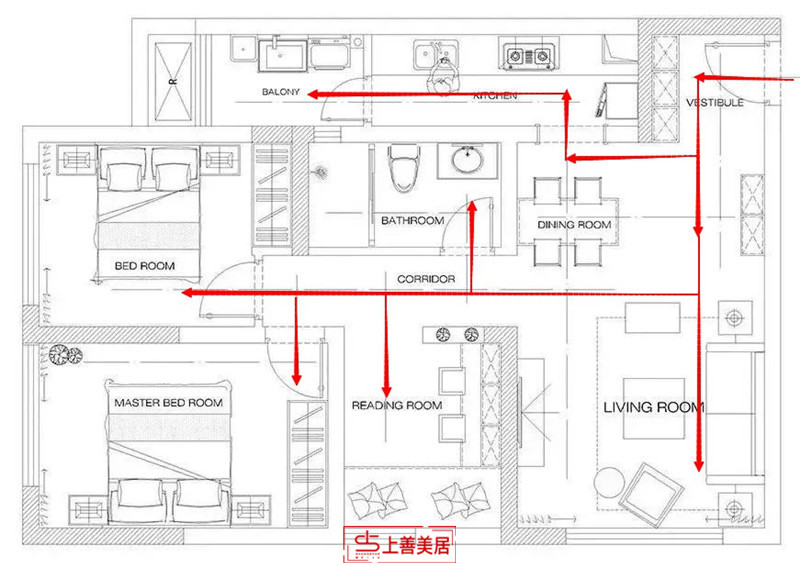 保利花园/115㎡/北欧