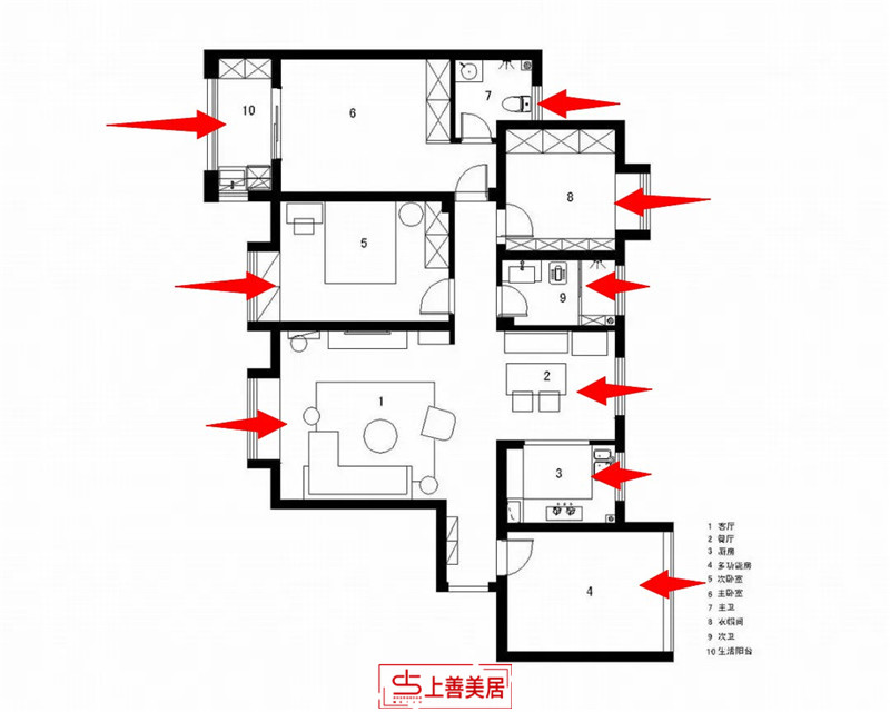 天下玉苑/162㎡/北欧风格