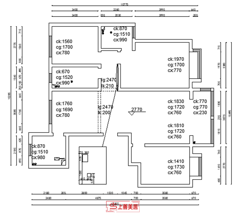 厚德福城/140㎡/美式