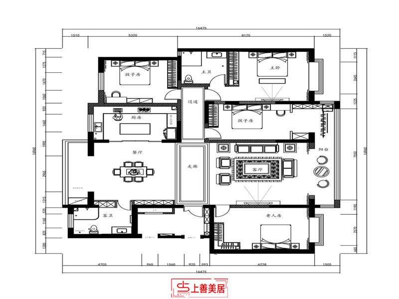 上东壹号/243㎡/简美