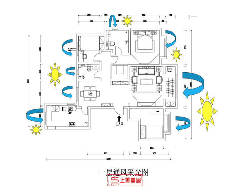 保利拉菲顶跃/210㎡/中式