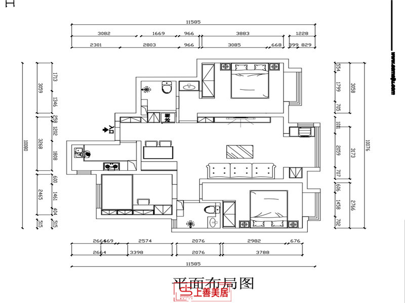 广安云棠/117㎡/现代