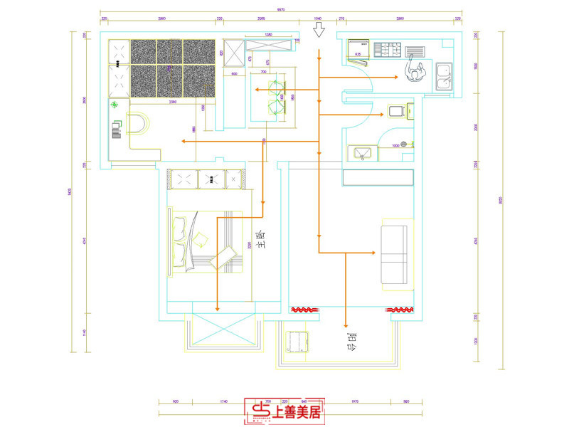 乐嘉名苑/88㎡/北欧