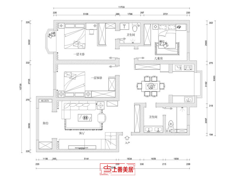 翠微雅居/230㎡/后现代