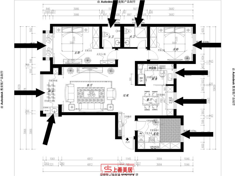 天玺名著/138㎡/新中式