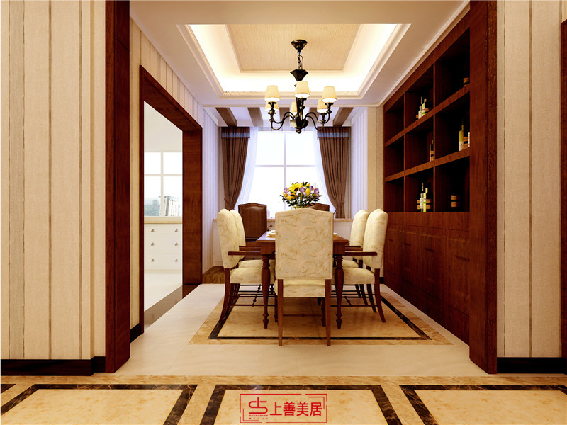 东胜紫御府/150㎡/简美风格