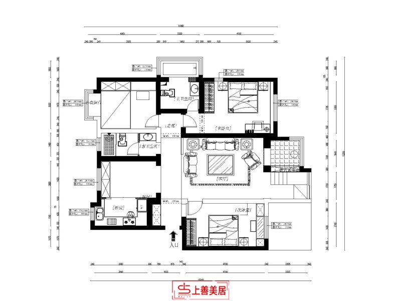 珠峰国际花园/130㎡/现代