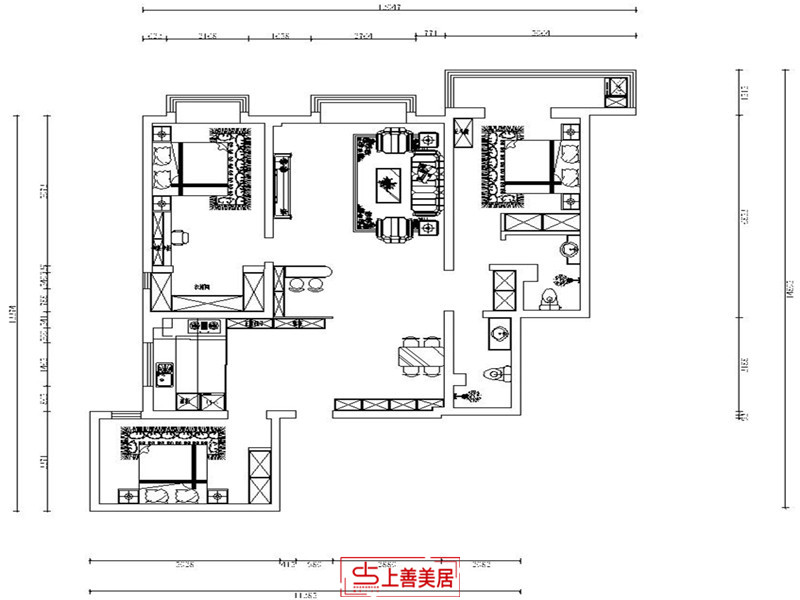 十三所/158㎡/现代轻奢