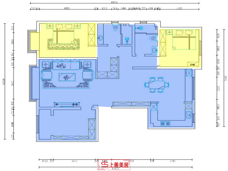 鑫界王府/160㎡/美式