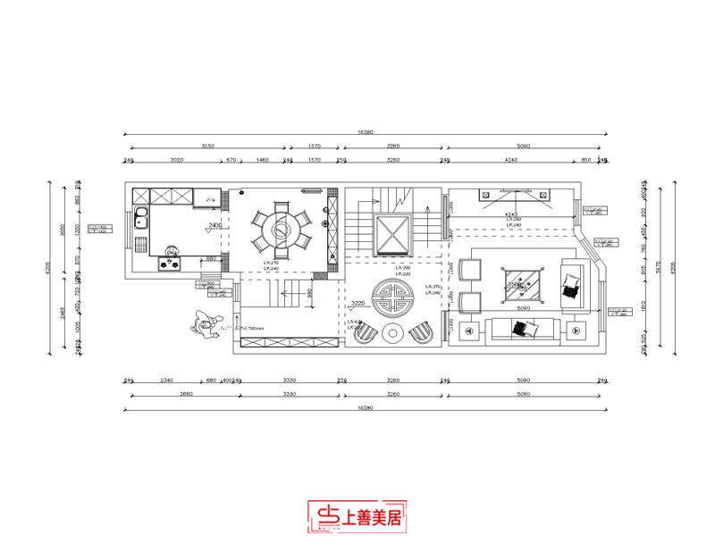 江南新城/450㎡/新中式