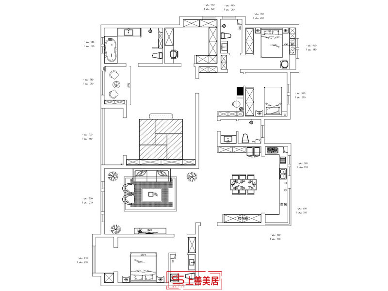 东胜紫御府/230㎡/混搭