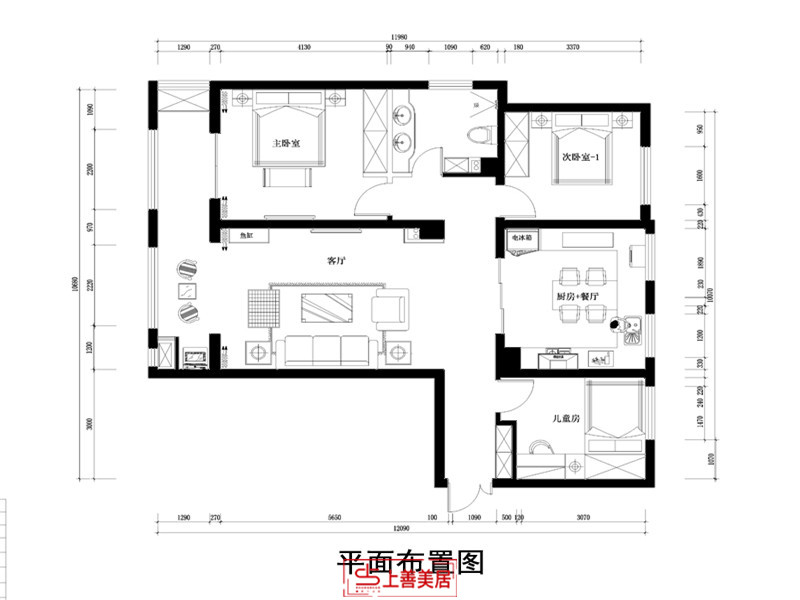 林荫大院/135㎡/简美