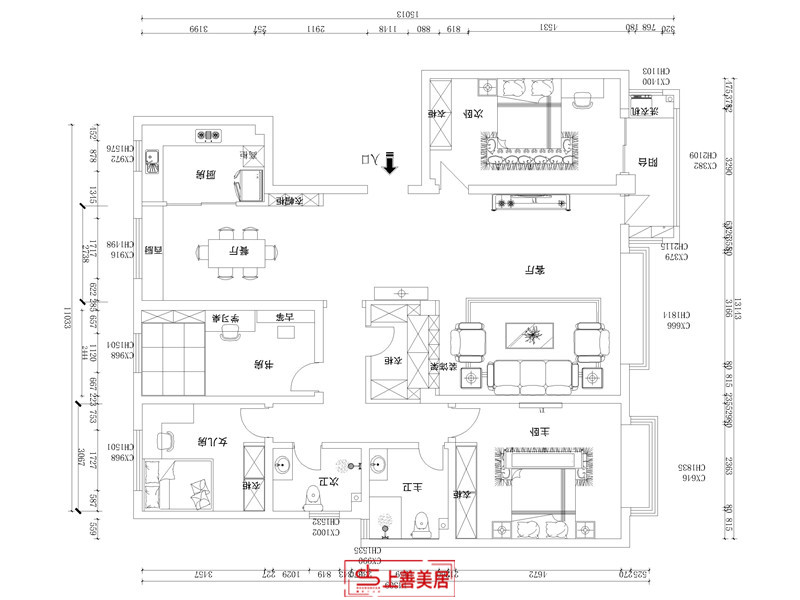 鑫界王府/200㎡/新中式