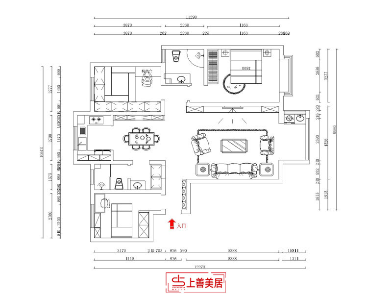 城南春天/140㎡/欧式