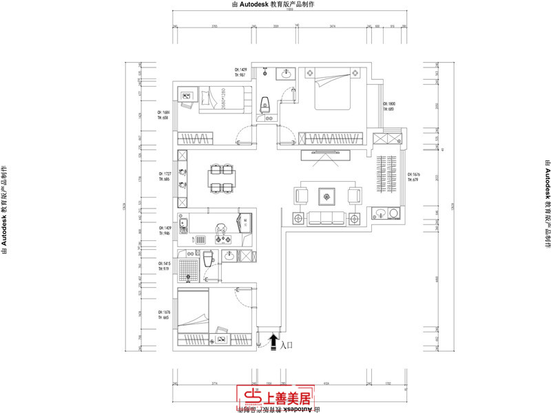 东南智汇城/132㎡/简美