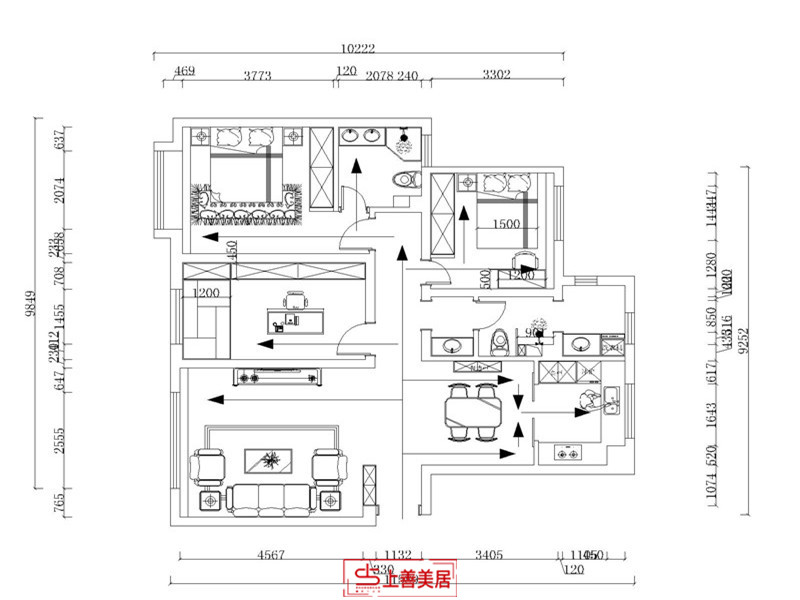 国赫天著/130㎡/新中式