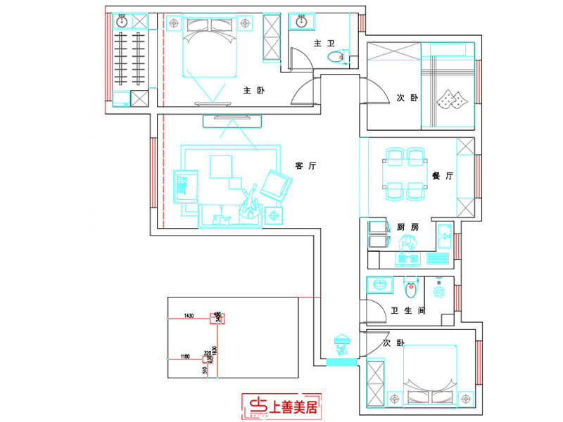 观澜新城/138㎡/现代