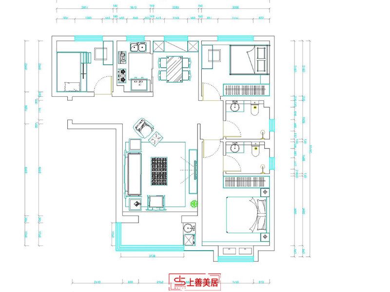 帝华鸿府/120㎡/新中式