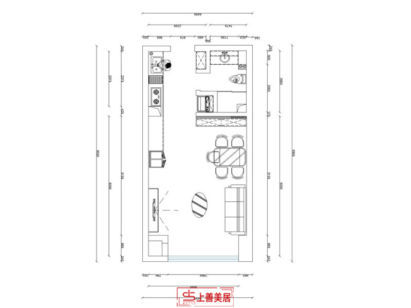 天山银河广场/50㎡loft/现代