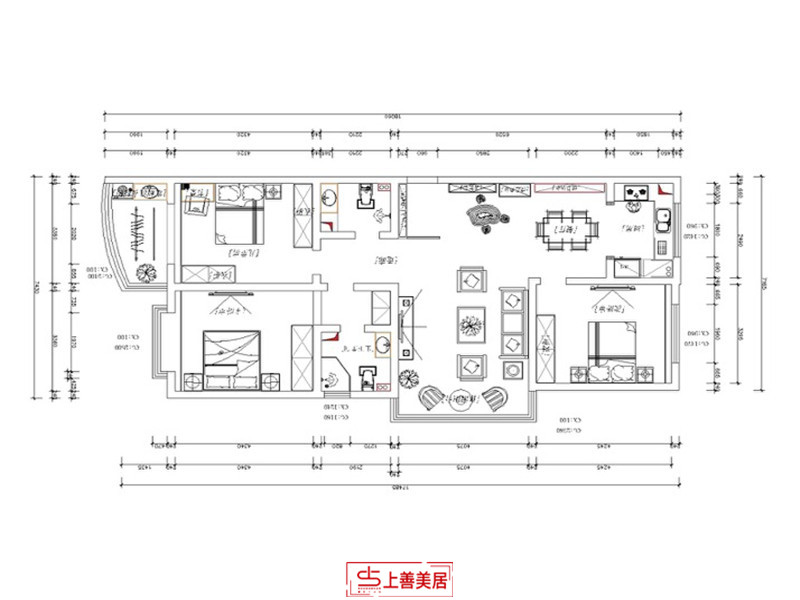 尚都公寓/145㎡/新中式