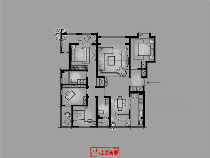 润都荣园/160㎡/现代