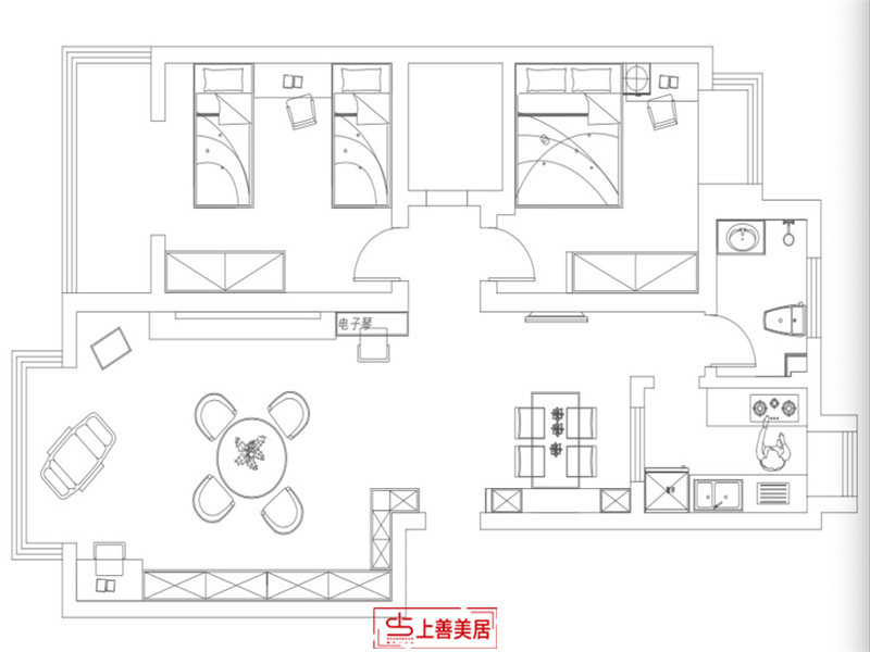 泰花苑/98㎡/现代