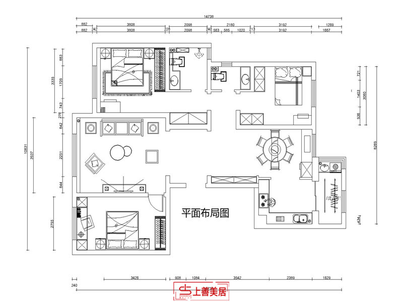 中山华府/140㎡/现代