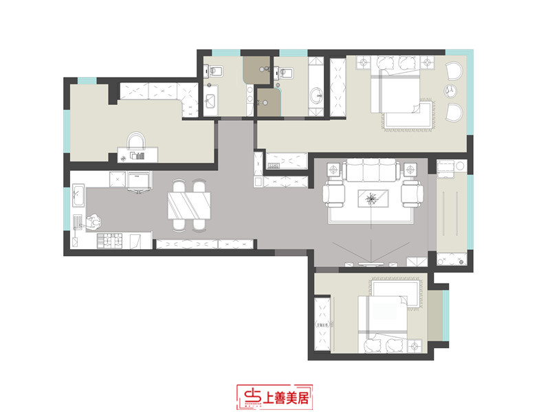 融创中心/现代/150㎡