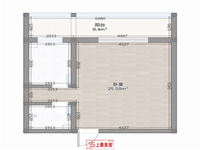 水韵华庭/60㎡/现代风格