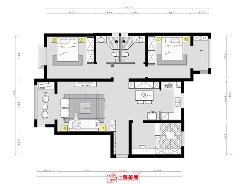 景苑花园/140㎡/现代