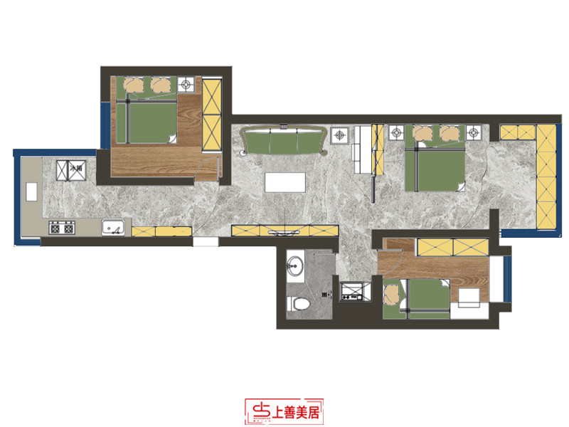 铁路31宿舍/70㎡/现代