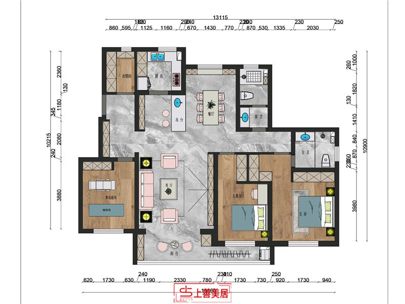 翰林甲第/150㎡/美式