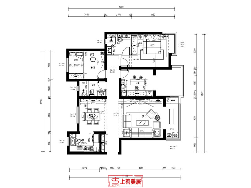 天河悦城/140㎡/新中式