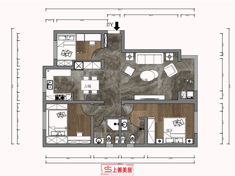 唐宫原著/127㎡/现代