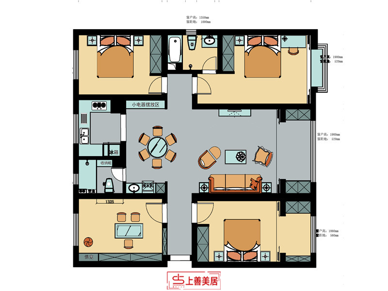 振头北苑新区/150㎡/现代轻奢