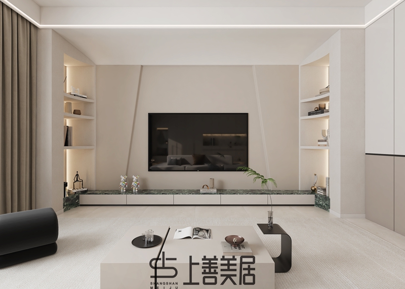 铜冶200㎡自建房现代风格装修设计