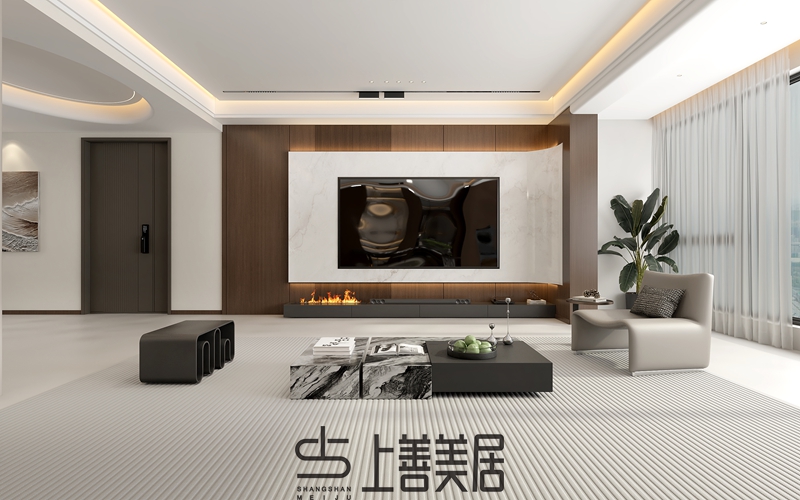 锦绣壹品200平意式轻奢装修效果图