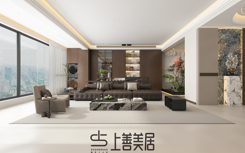 锦绣壹品200平意式轻奢装修效果图