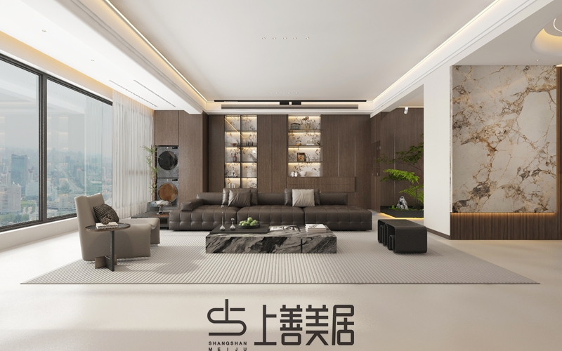 锦绣壹品200平意式轻奢装修效果图
