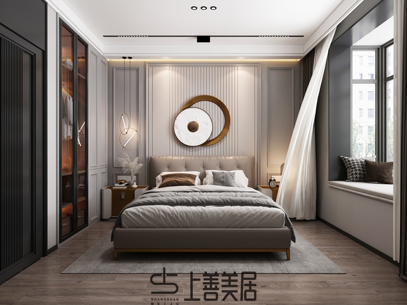 龙溪城300㎡上跃装修法式后现代效果图