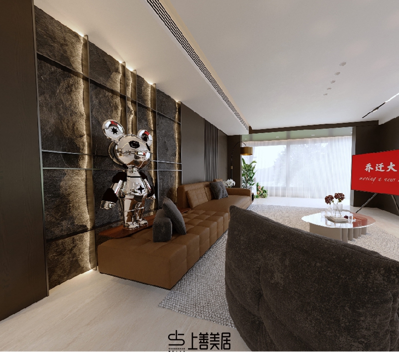 瑞凝府211㎡三室两厅设计案例