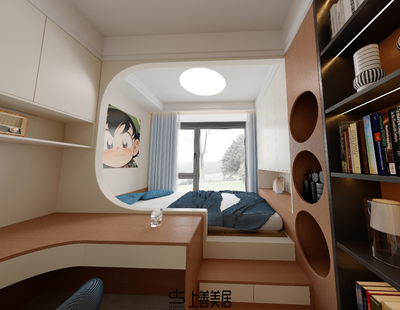 瑞凝府211㎡三室两厅设计案例